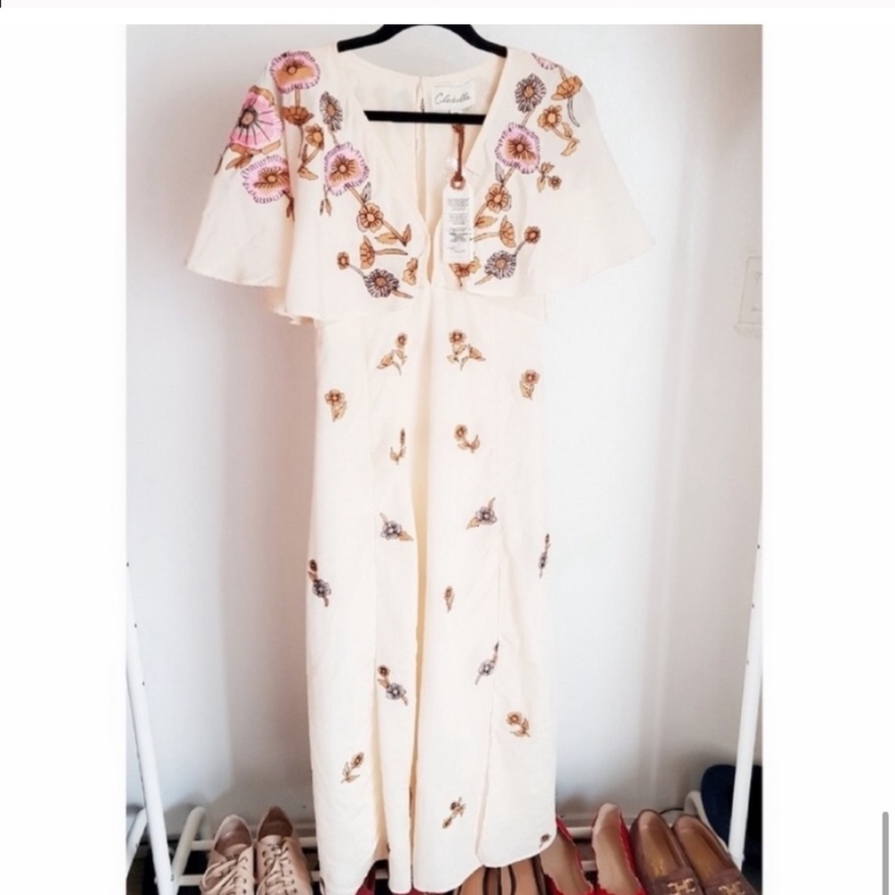 Cleobella embroidered dress size Xs - Picture 4 of 6